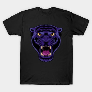 Black Panther Party Animal Face T-Shirt